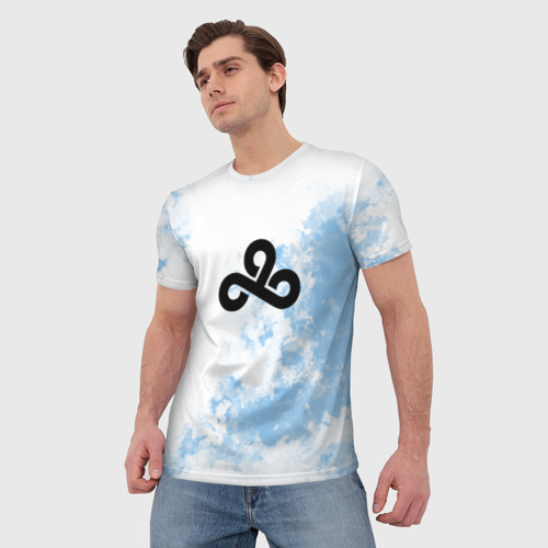 Мужская футболка 3D Cloud9 Облачный, цвет 3D печать - фото 3