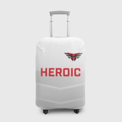 Чехол для чемодана 3D Heroic white