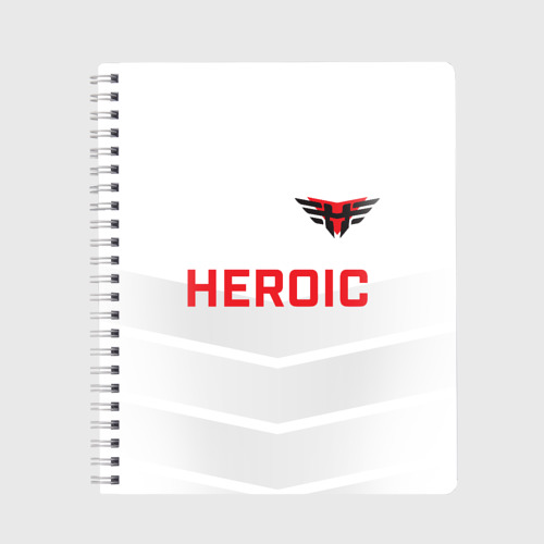 Тетрадь Heroic white, цвет клетка