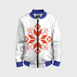 Детский бомбер 3D Удмуртский узор