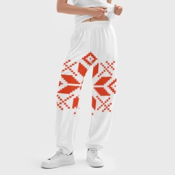 Женские джоггеры оверсайз 3D Удмуртский узор - фото 2