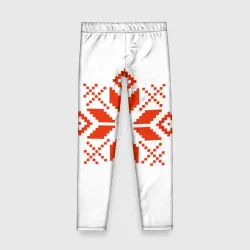Детские леггинсы 3D Удмуртский узор
