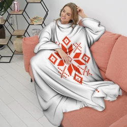 Плед с рукавами Удмуртский узор - фото 2