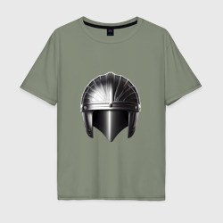 Мужская футболка хлопок Oversize Шлем римского легионера