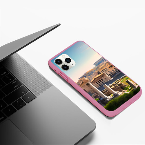 Чехол для iPhone 11 Pro Max матовый с принтом Руины Рима, фото #5