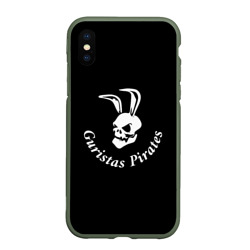 Чехол для iPhone XS Max матовый Guristas pirates black