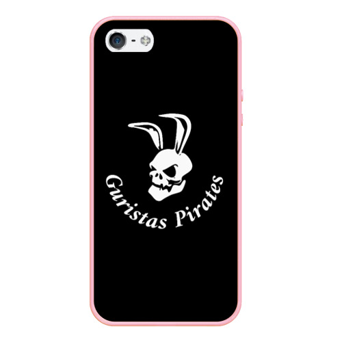 Чехол для iPhone 5/5S матовый Guristas pirates black, цвет баблгам