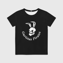 Детская футболка 3D Guristas pirates black
