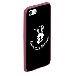 Чехол для iPhone 5/5S матовый Guristas pirates black - фото 2