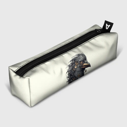 Пенал школьный 3D Механический ворон