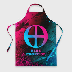 Фартук 3D Blue Exorcist - neon gradient