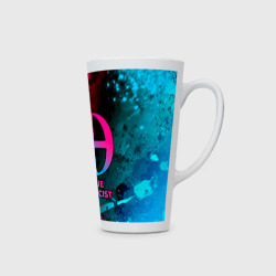 Кружка Латте Blue Exorcist - neon gradient - фото 2