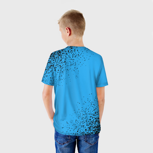 Детская футболка 3D Вася космонавт футболист, цвет 3D печать - фото 4