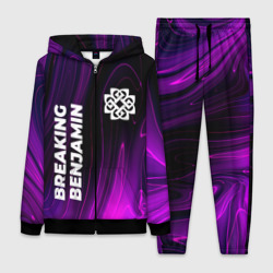 Женский костюм 3D Breaking Benjamin violet plasma