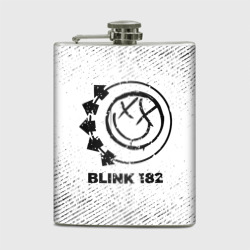 Фляга Blink 182 с потертостями на светлом фоне