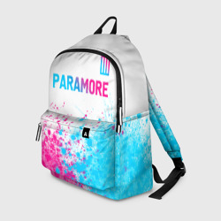 Рюкзак 3D Paramore neon gradient style: символ сверху