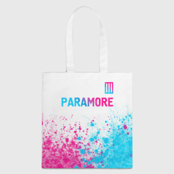 Шоппер 3D Paramore neon gradient style: символ сверху