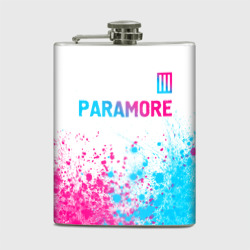 Фляга Paramore neon gradient style: символ сверху