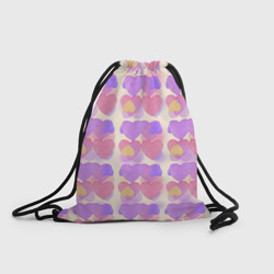 Рюкзак-мешок 3D Нежные сердечки