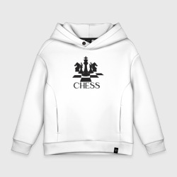 Детское худи Oversize хлопок Chess play