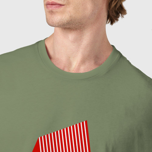 Мужская футболка хлопок Астралис арт, цвет авокадо - фото 6