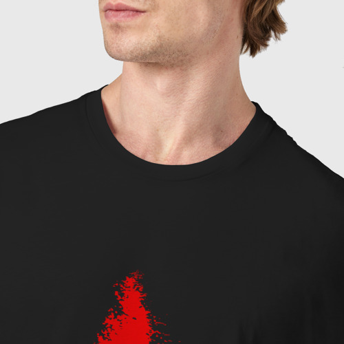 Мужская футболка хлопок Astralis art, цвет черный - фото 6