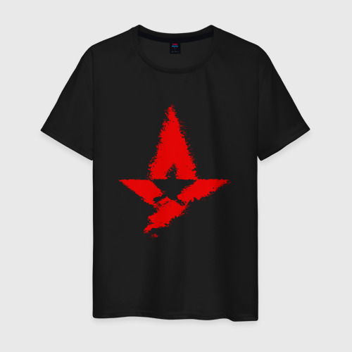 Мужская футболка хлопок Astralis art, цвет черный