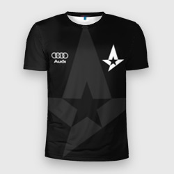 Мужская футболка 3D Slim Форма Astralis black