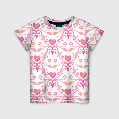 Детская футболка 3D Love mood, цвет 3D печать