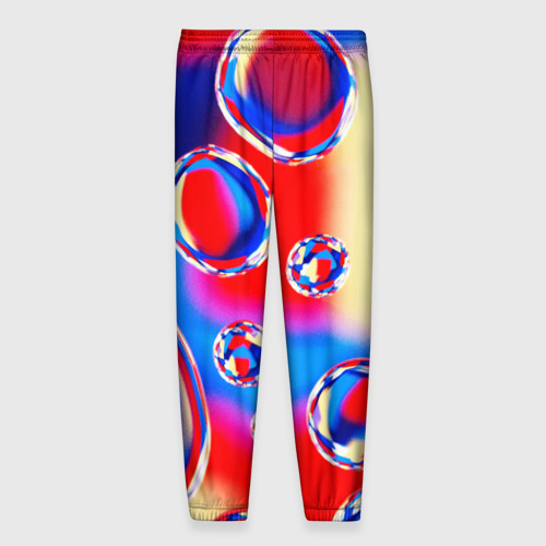 Мужские брюки 3D Объемные цветные пузыри, цвет 3D печать - фото 2