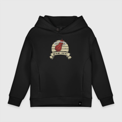 Детское худи Oversize хлопок Heat logo