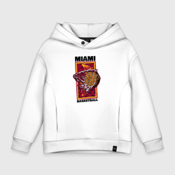 Детское худи Oversize хлопок Miami Heat shot