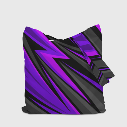 Шоппер 3D с принтом Спорт униформа - пурпурный, вид сзади #2