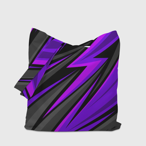 Шоппер 3D с принтом Спорт униформа - пурпурный, вид сбоку #3