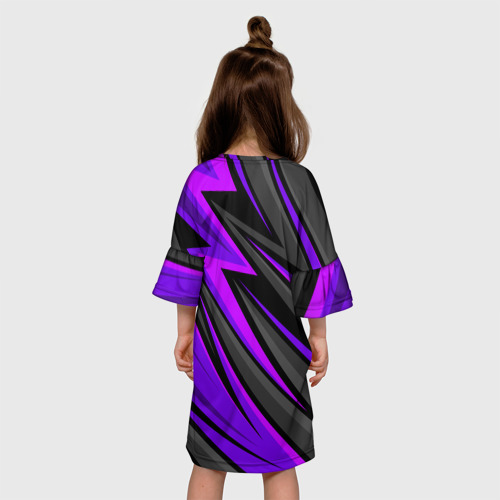 Детское платье 3D Спорт униформа - пурпурный, цвет 3D печать - фото 5