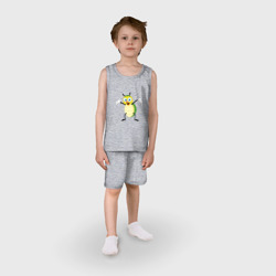 Детская пижама с шортами хлопок Радостный жук - фото 2