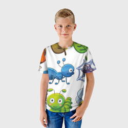 Детская футболка 3D Компания насекомых - фото 2