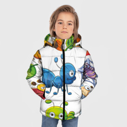 Зимняя куртка для мальчиков 3D Компания насекомых - фото 2