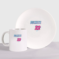Набор: тарелка + кружка Buckets 22