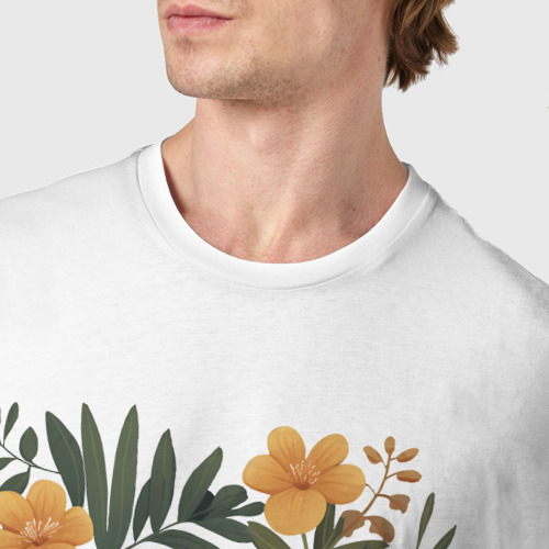 Мужская футболка хлопок с принтом Гиппопотам: арт нейросети, фото #4