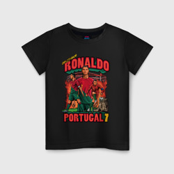 Детская футболка хлопок Криштиану Роналду Португалия 7
