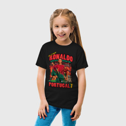 Детская футболка хлопок Криштиану Роналду Португалия 7 - фото 2