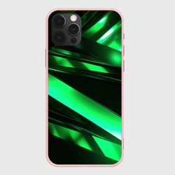 Чехол для iPhone 12 Pro Зеленая неоновая абстракция