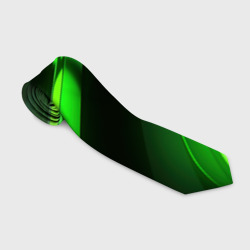 Галстук 3D Green neon abstract