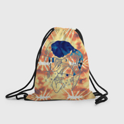 Рюкзак-мешок 3D Климт - поцелуй: тай-дай