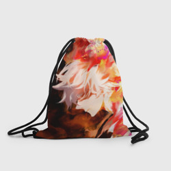Рюкзак-мешок 3D Габимару в цветном огне
