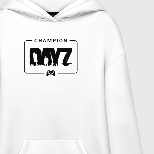 Худи SuperOversize хлопок DayZ gaming champion: рамка с лого и джойстиком - фото 3