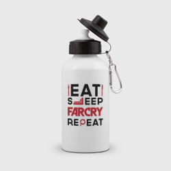 Бутылка спортивная Надпись: eat sleep Far Cry repeat