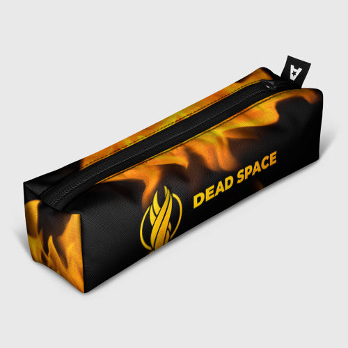 Пенал школьный 3D Dead Space - gold gradient: надпись и символ