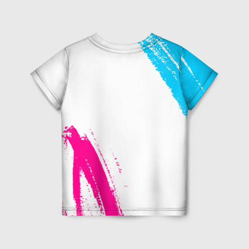 Детская футболка 3D GTA neon gradient style: надпись, символ, цвет 3D печать - фото 2